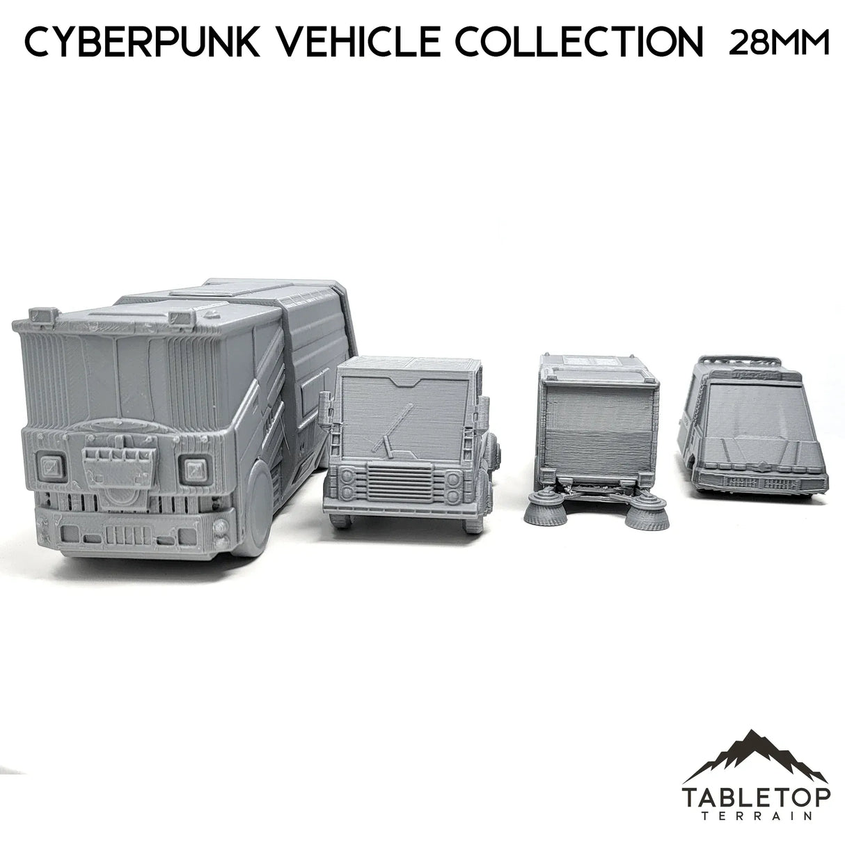 Tabletop Terrain Vehicle Cyberpunk Vehicle Collection