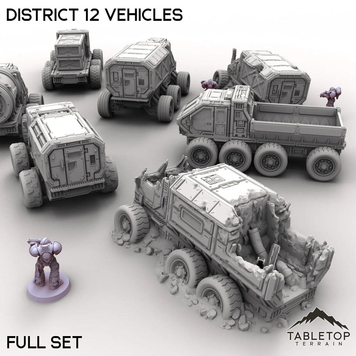 Tabletop Terrain Vehicle District 12 Vehicles