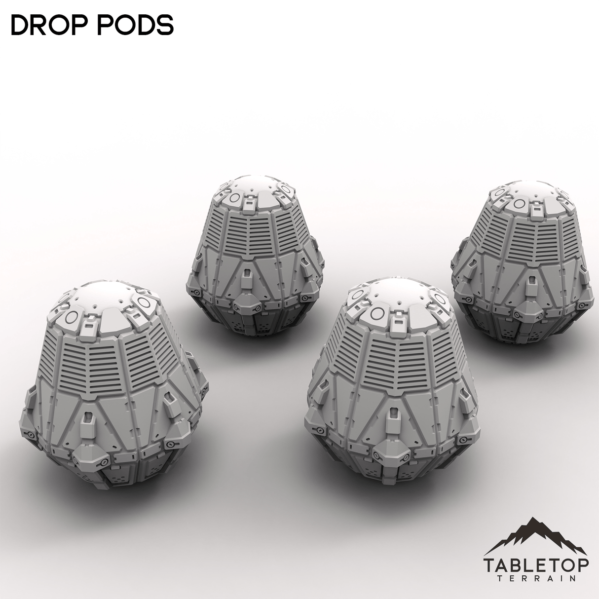 Tabletop Terrain Vehicle Drop Pods