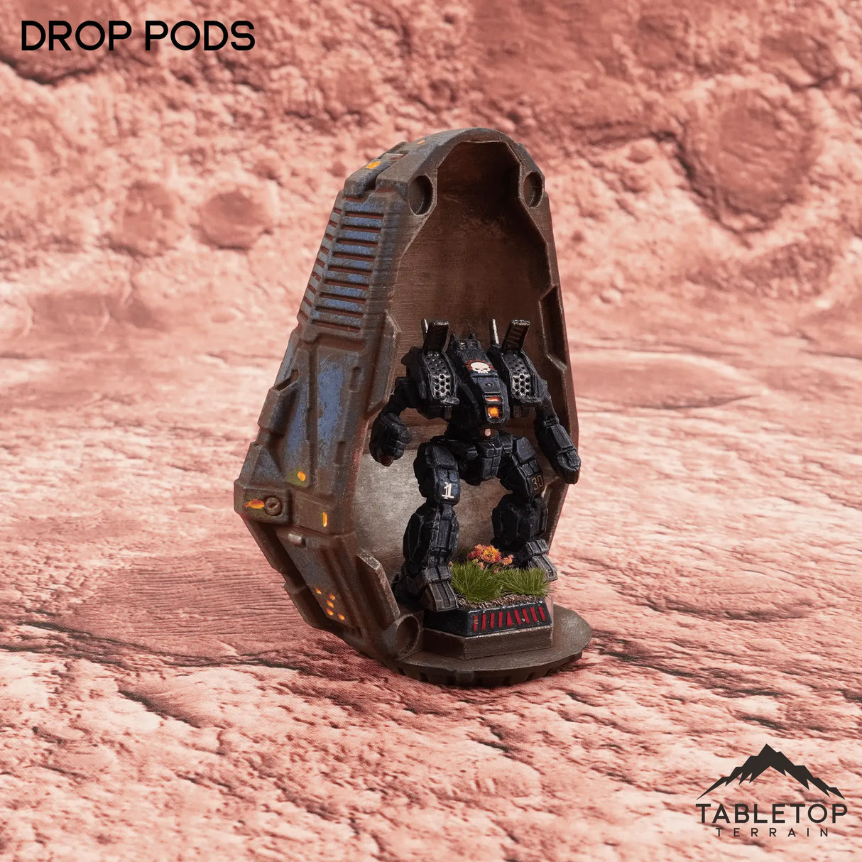 Tabletop Terrain Vehicle Drop Pods