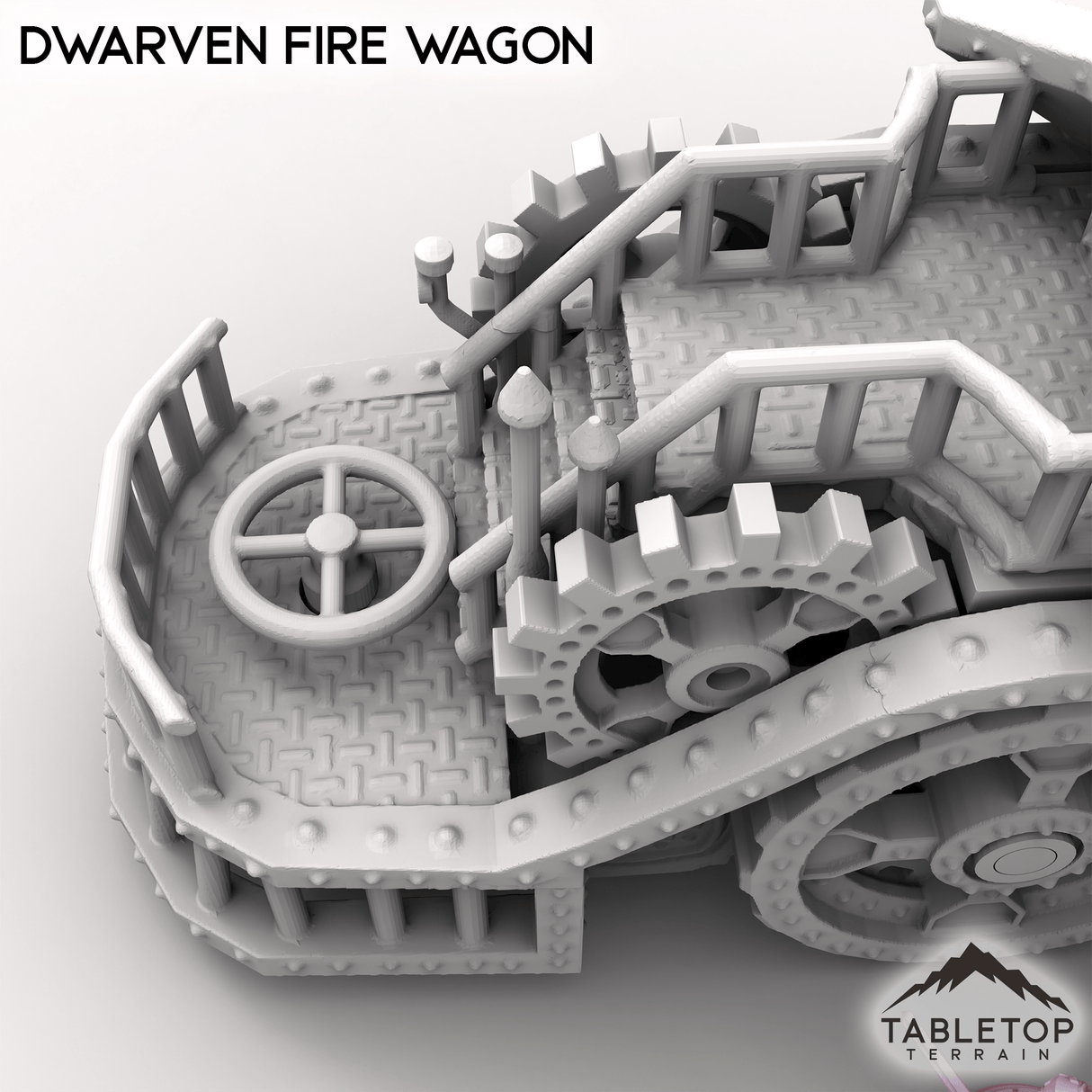 Tabletop Terrain Vehicle Dwarven Fire Wagon
