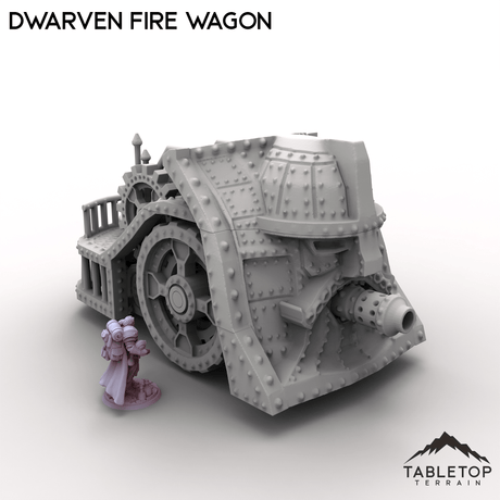 Tabletop Terrain Vehicle Dwarven Fire Wagon
