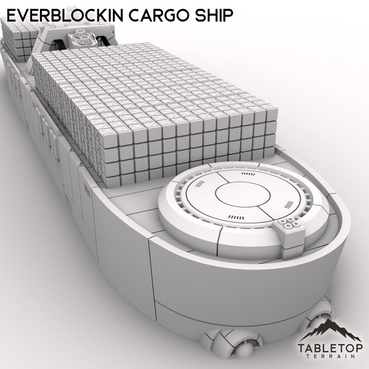 Tabletop Terrain Vehicle Everblockin Cargo Ship