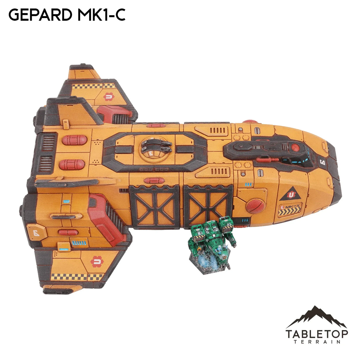 Tabletop Terrain Vehicle Gepard Dropship Mk1-C