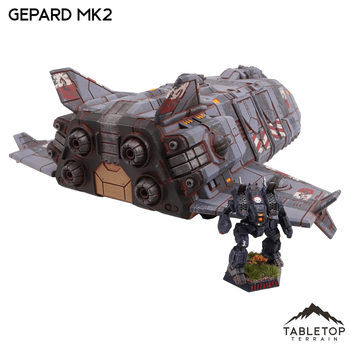 Tabletop Terrain Vehicle Gepard Dropship Mk2