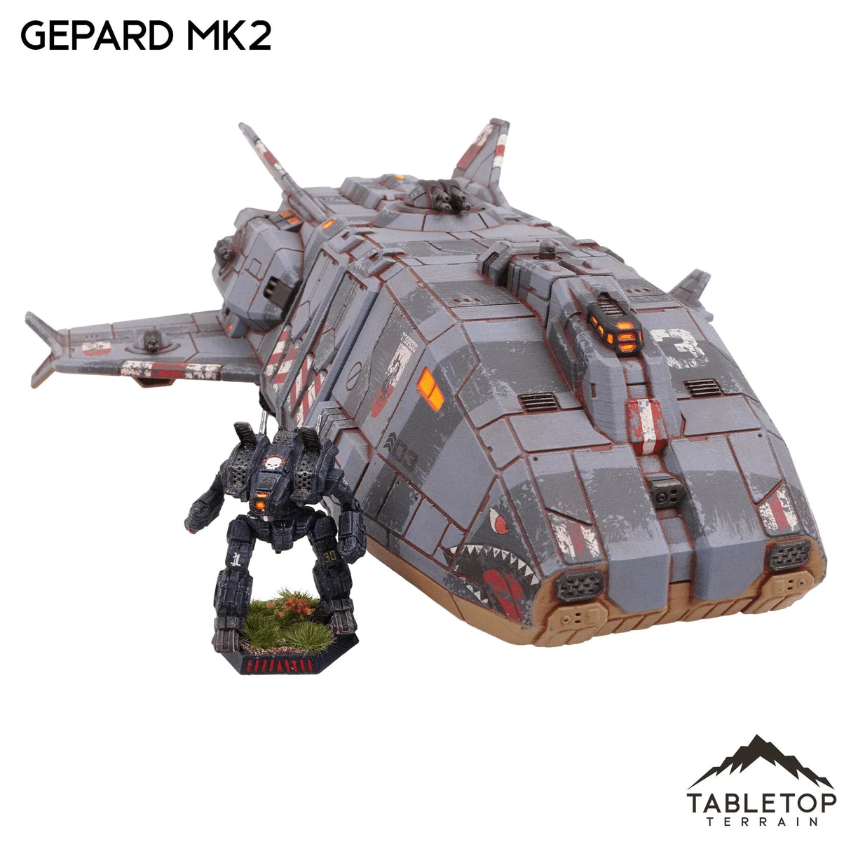 Tabletop Terrain Vehicle Gepard Dropship Mk2