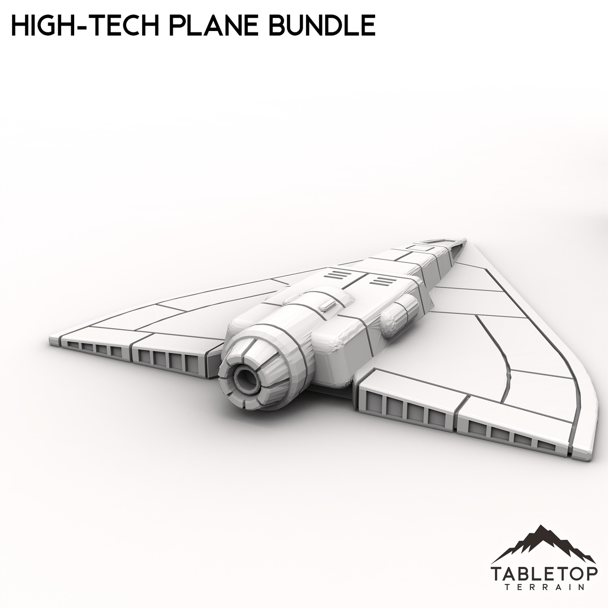 Tabletop Terrain Vehicle High-Tech Plane Bundle