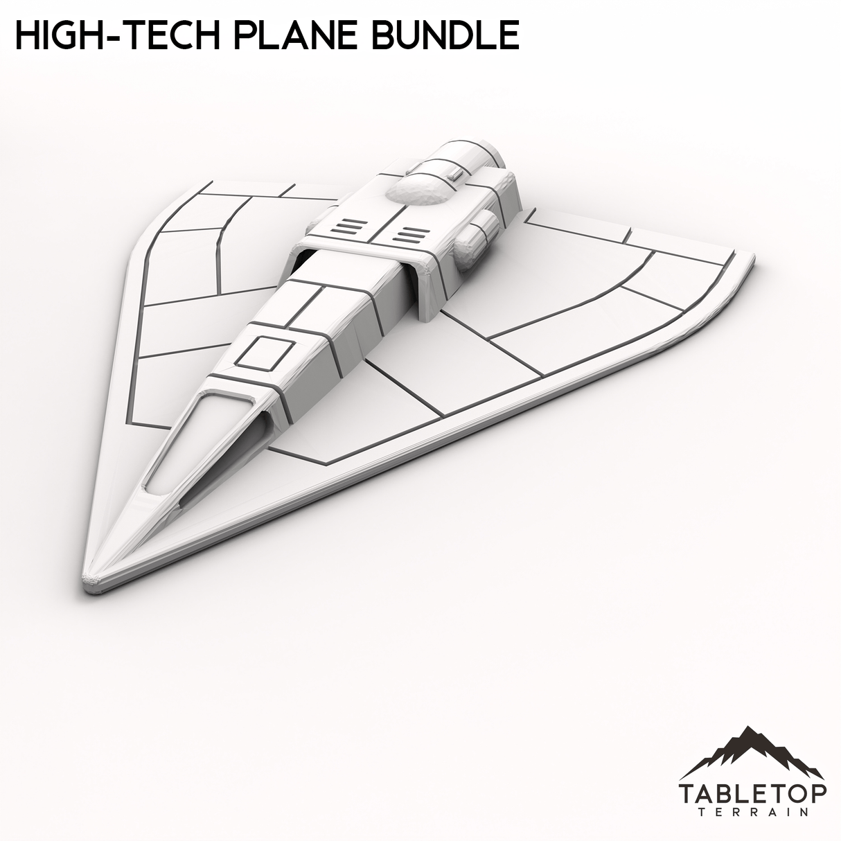Tabletop Terrain Vehicle High-Tech Plane Bundle
