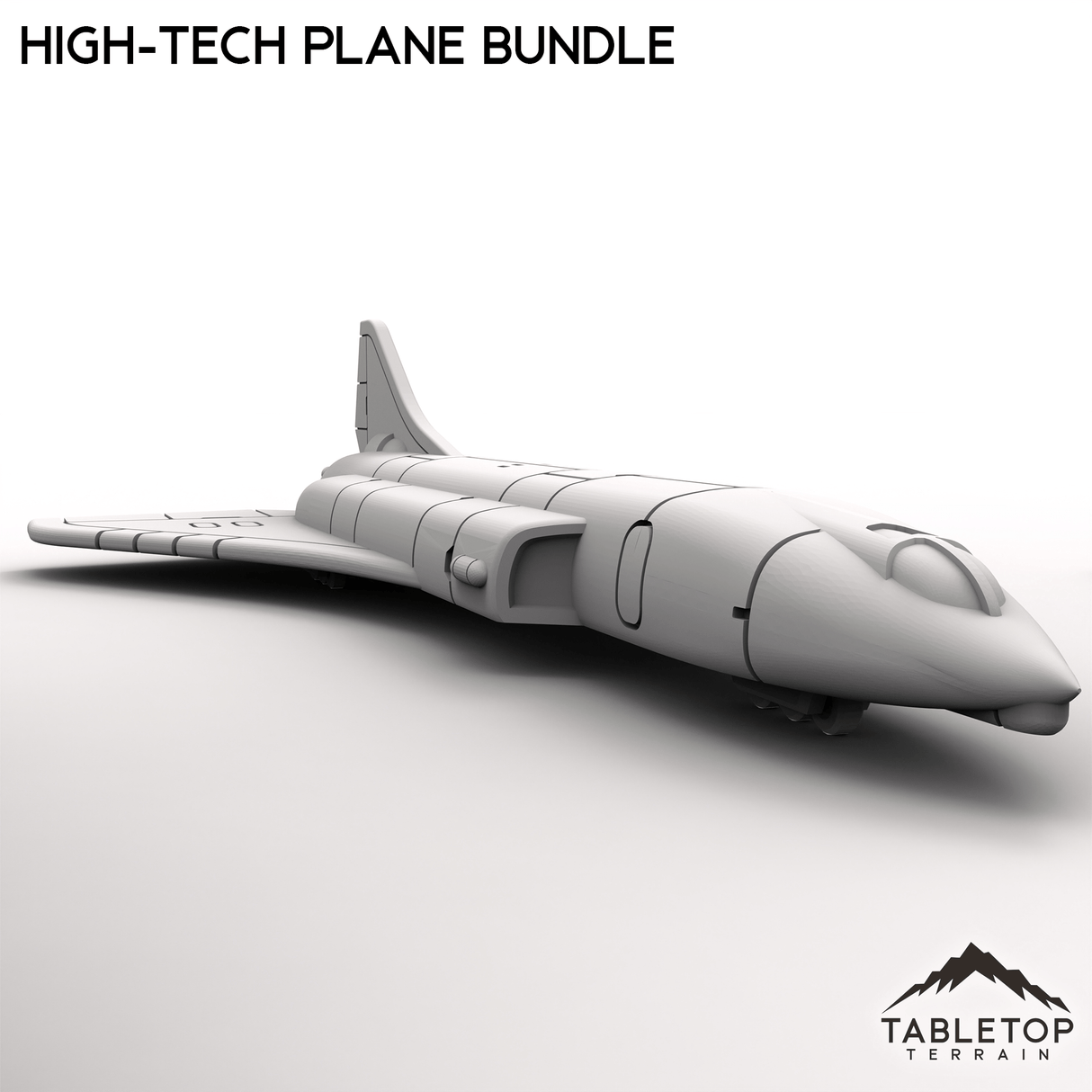 Tabletop Terrain Vehicle High-Tech Plane Bundle