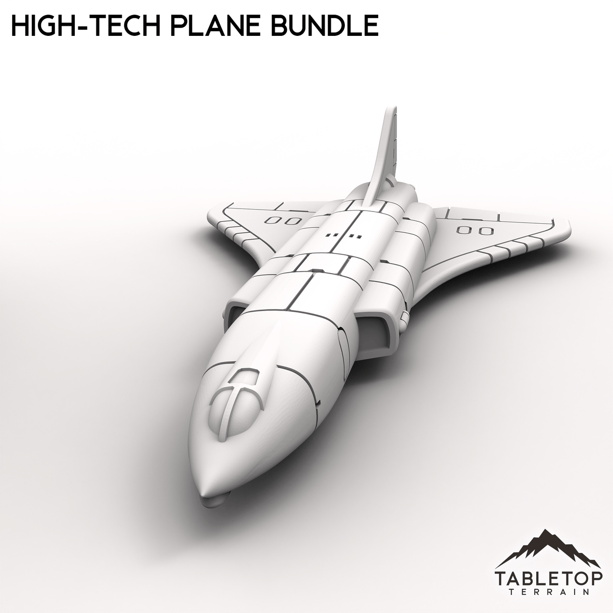 Tabletop Terrain Vehicle High-Tech Plane Bundle