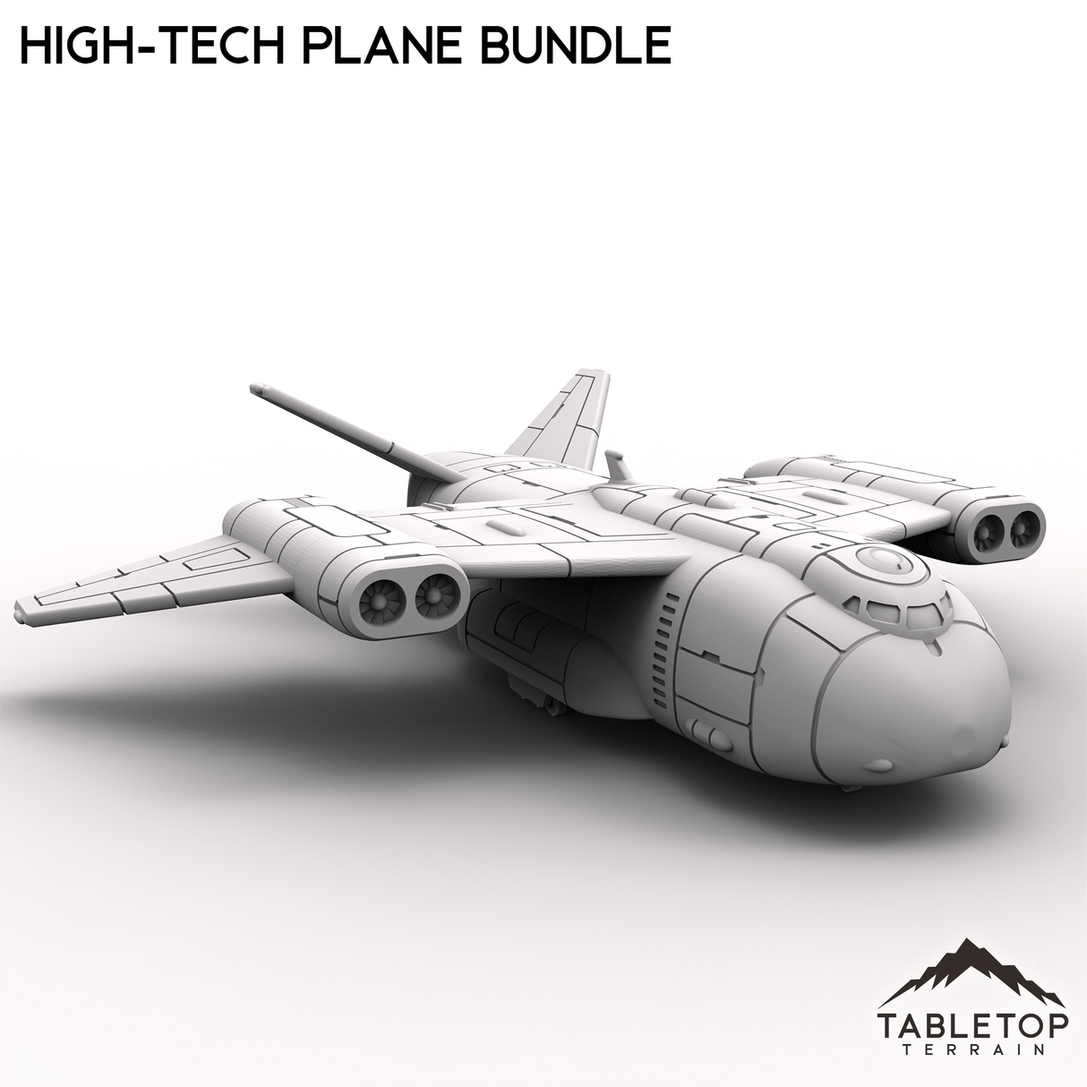 Tabletop Terrain Vehicle High-Tech Plane Bundle