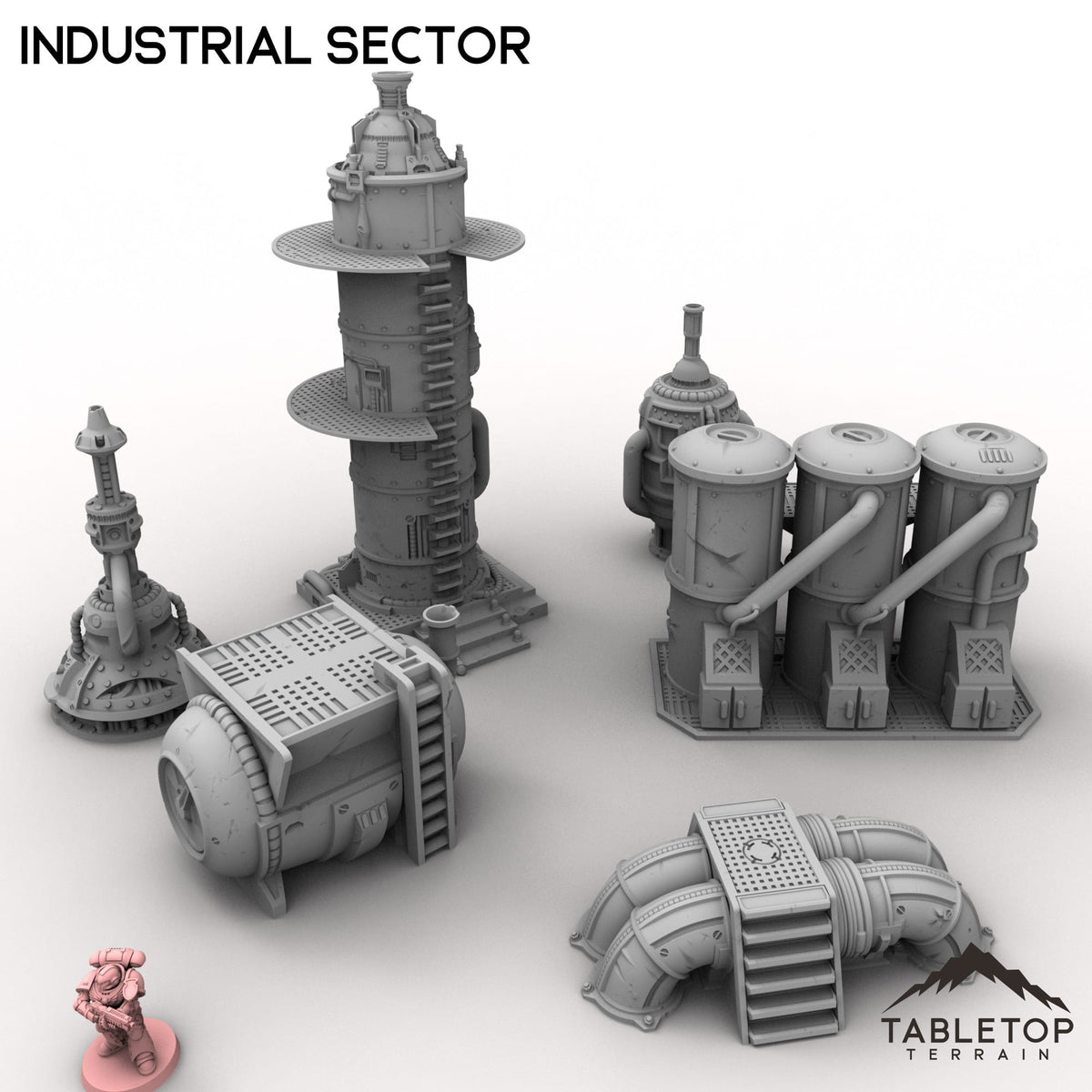 Tabletop Terrain Vehicle Industrial Sector