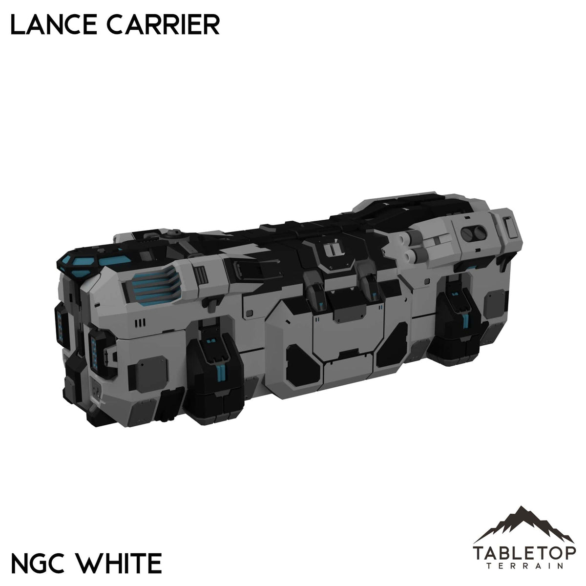 Tabletop Terrain Vehicle Lance Carrier / NextGen Color- White Lance Carriers