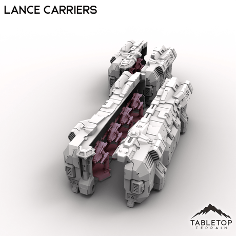 Tabletop Terrain Vehicle Lance Carriers