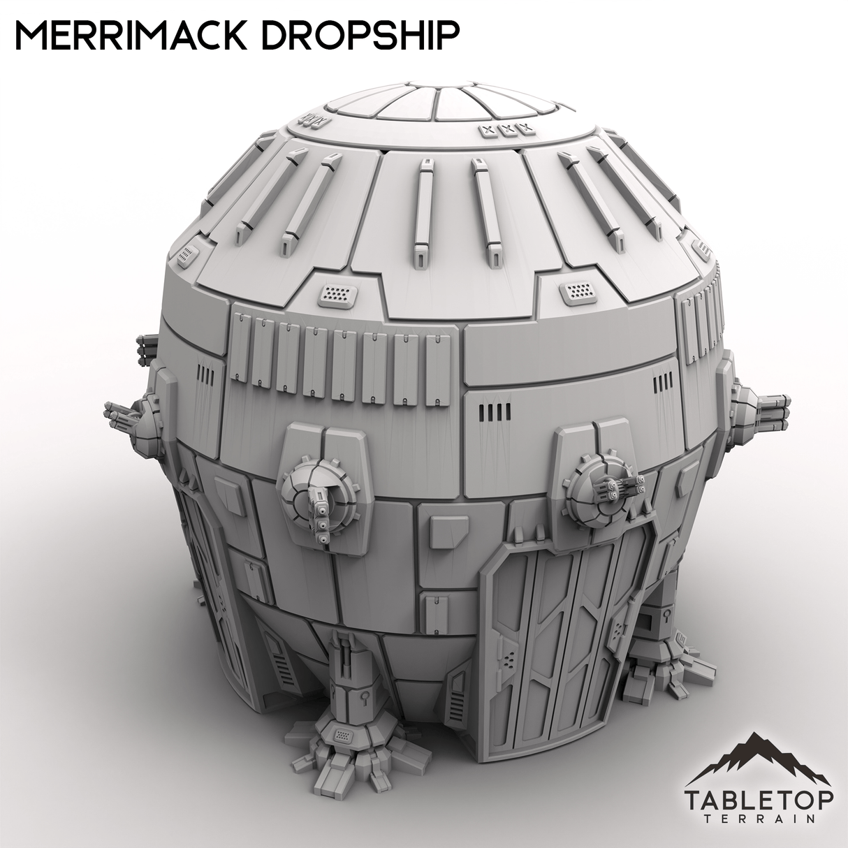 Tabletop Terrain Vehicle Merrimack Dropship