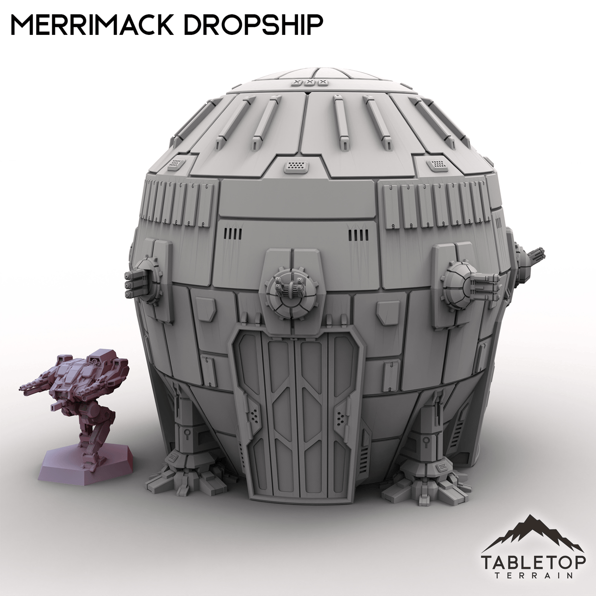 Tabletop Terrain Vehicle Merrimack Dropship