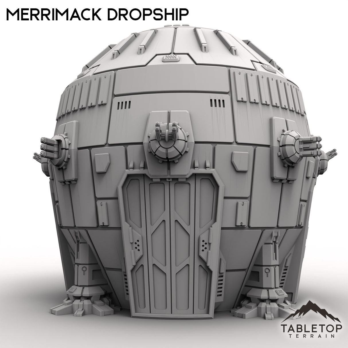Tabletop Terrain Vehicle Merrimack Dropship