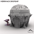 Tabletop Terrain Vehicle Merrimack Dropship