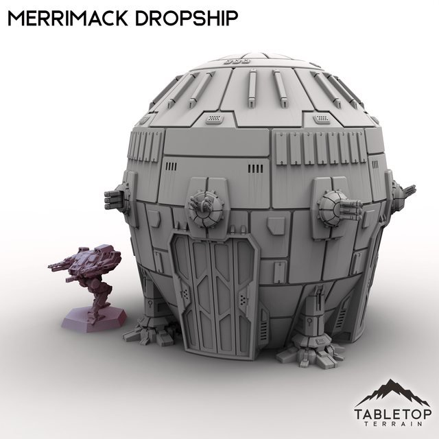 Tabletop Terrain Vehicle Merrimack Dropship