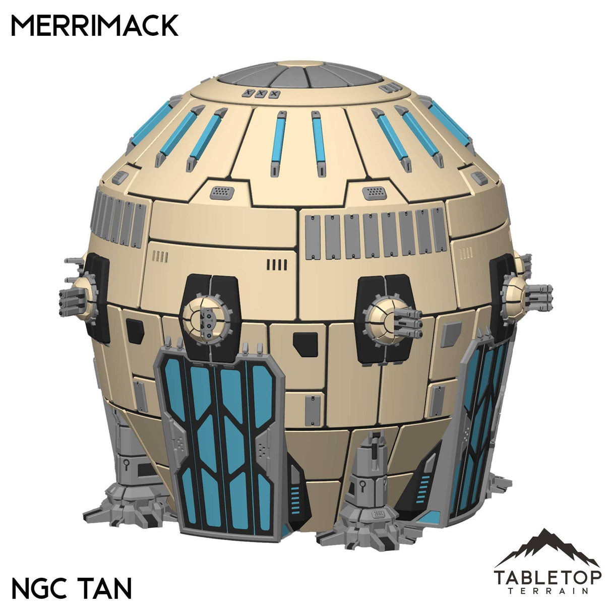 Tabletop Terrain Vehicle NextGen Color- Tan Merrimack Dropship
