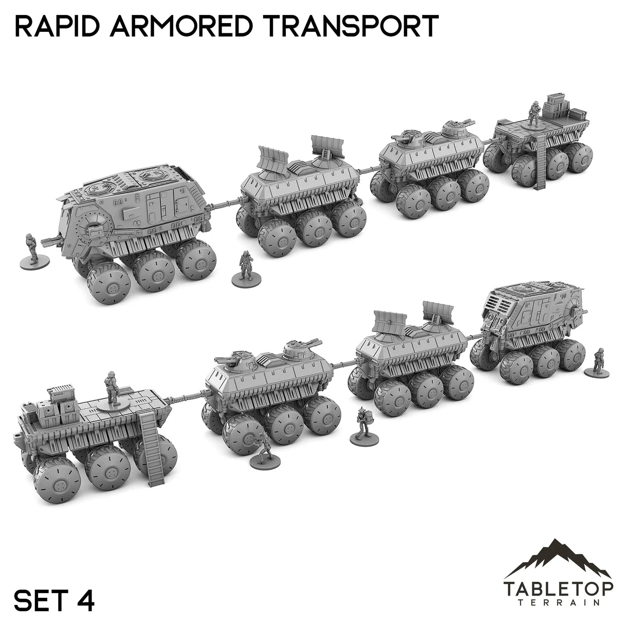 Tabletop Terrain Vehicle RAT - Rapid Armored Transport Vehicle