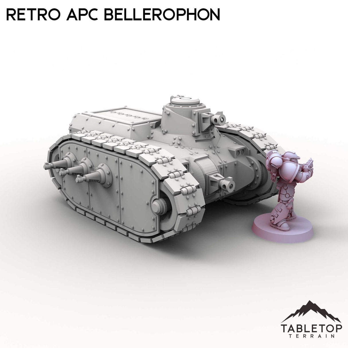 Tabletop Terrain Vehicle Retro APC Bellerophon
