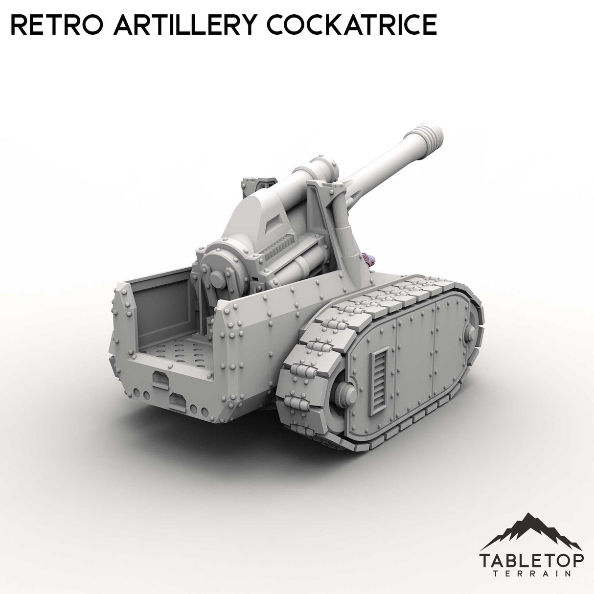 Tabletop Terrain Vehicle Retro Artillery Cockatrice