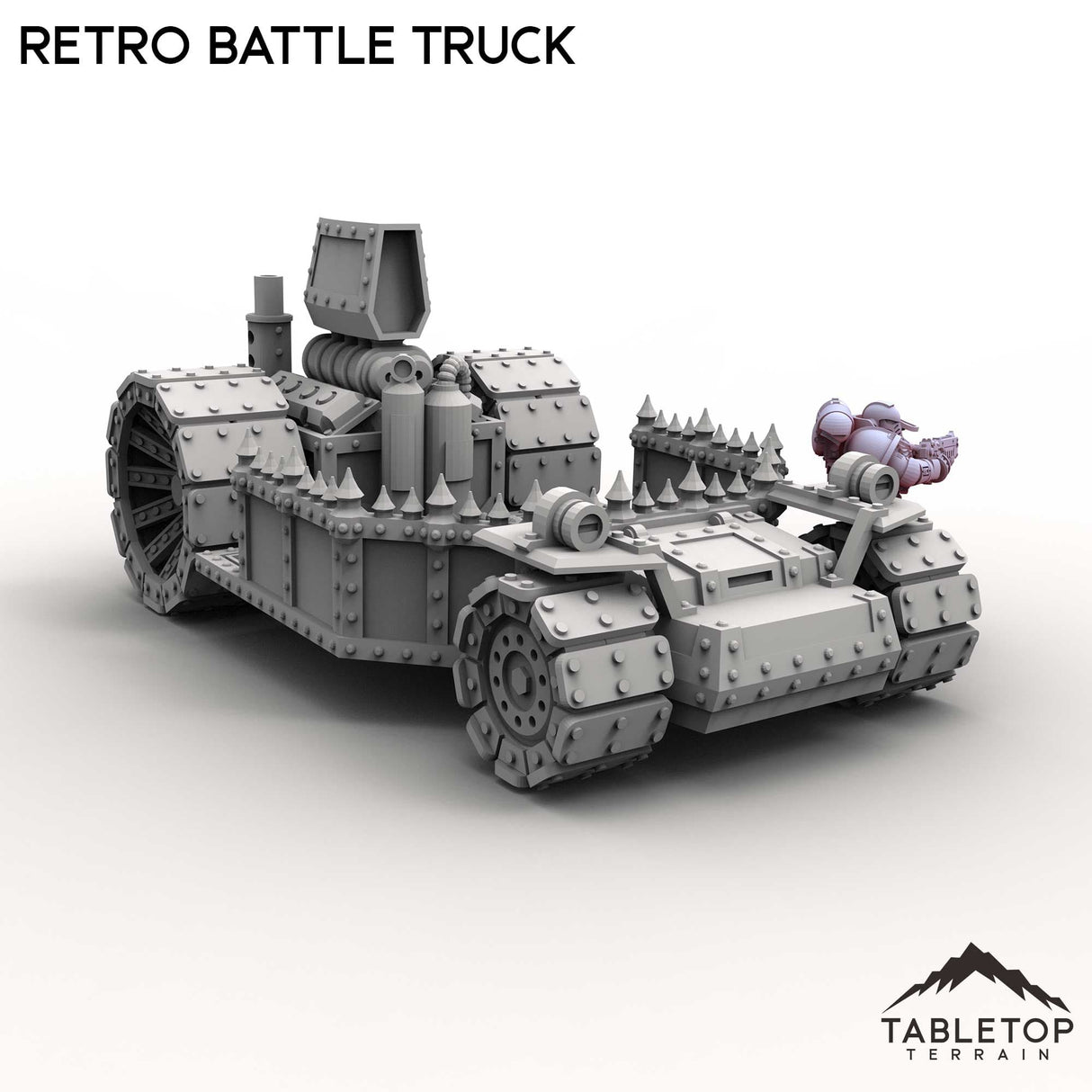 Tabletop Terrain Vehicle Retro Battle Truck