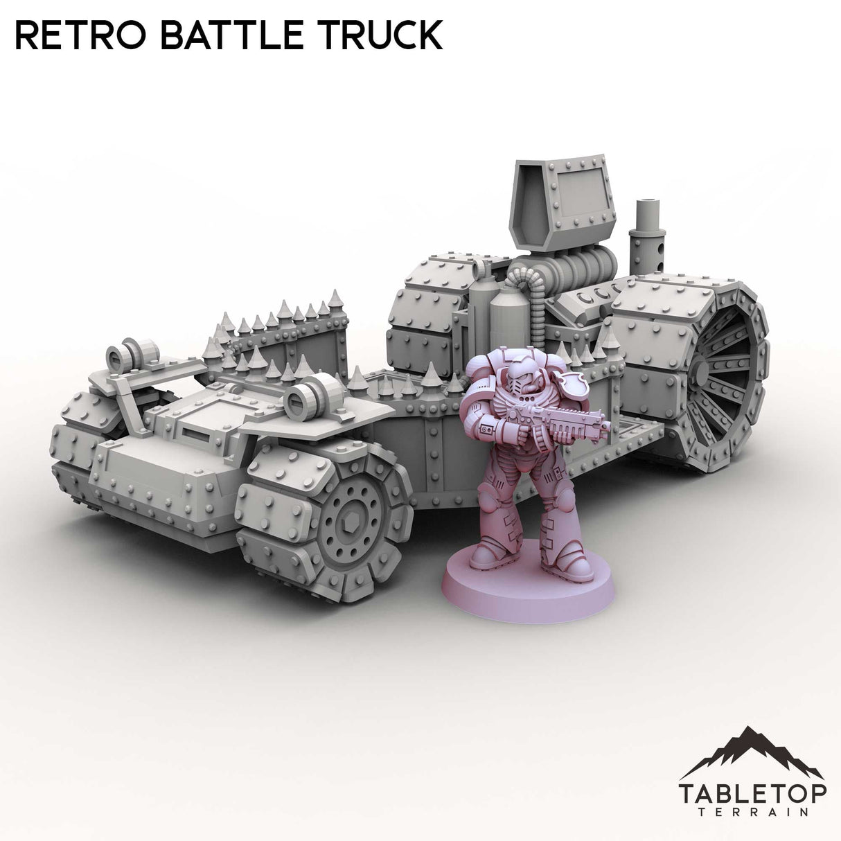 Tabletop Terrain Vehicle Retro Battle Truck