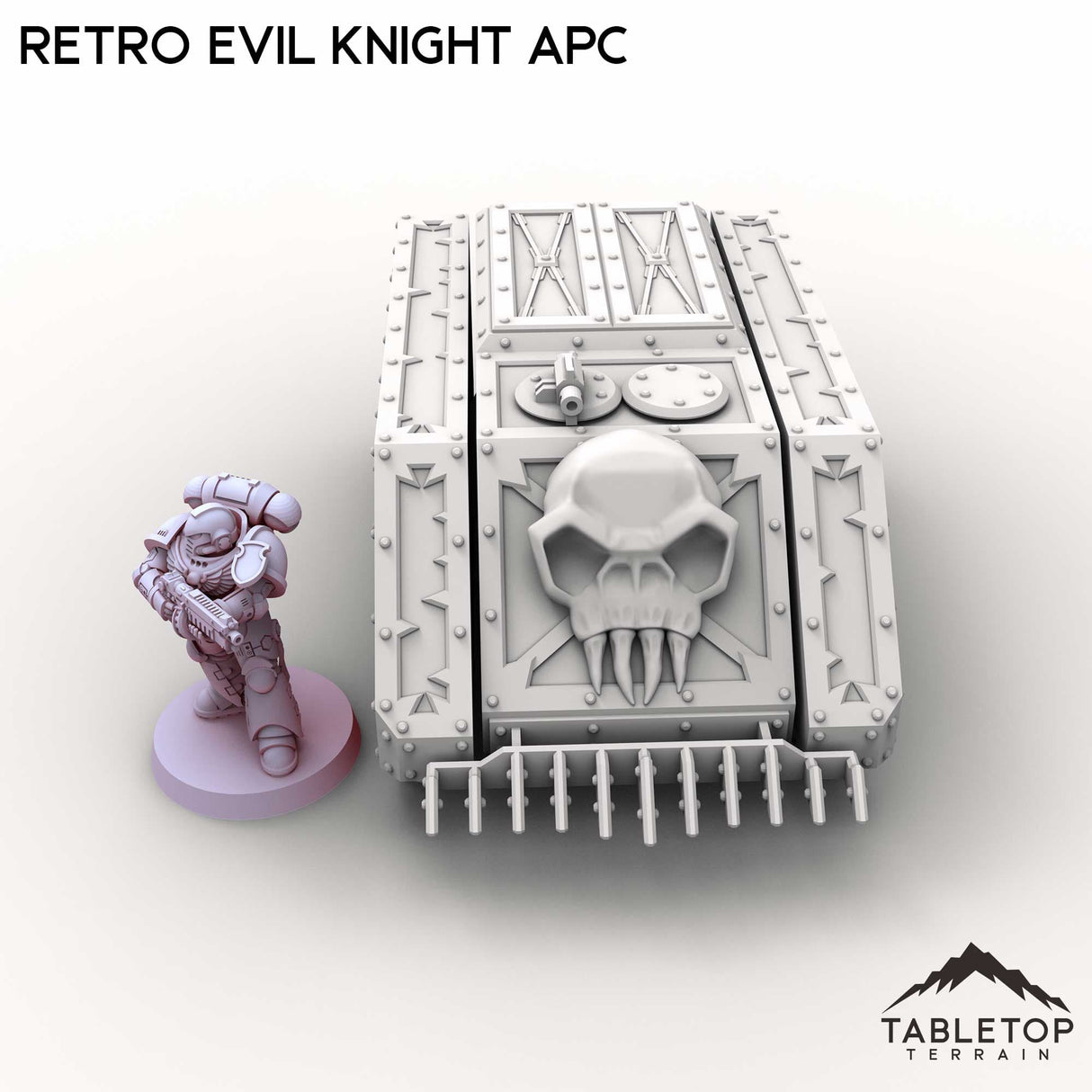 Tabletop Terrain Vehicle Retro Evil Knight APC