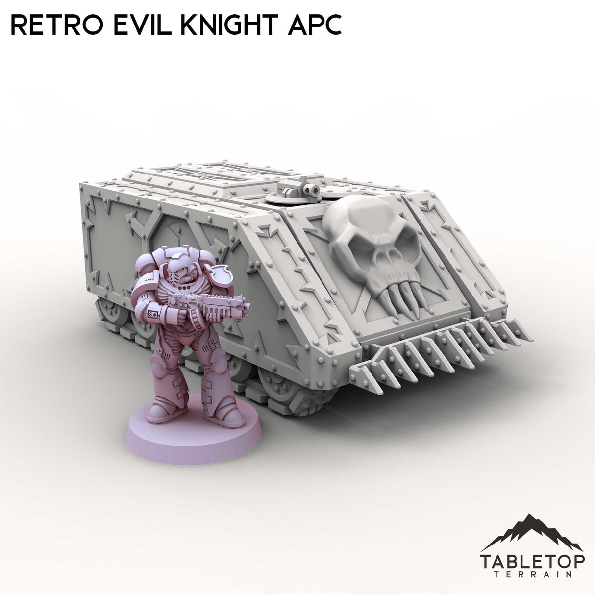 Tabletop Terrain Vehicle Retro Evil Knight APC