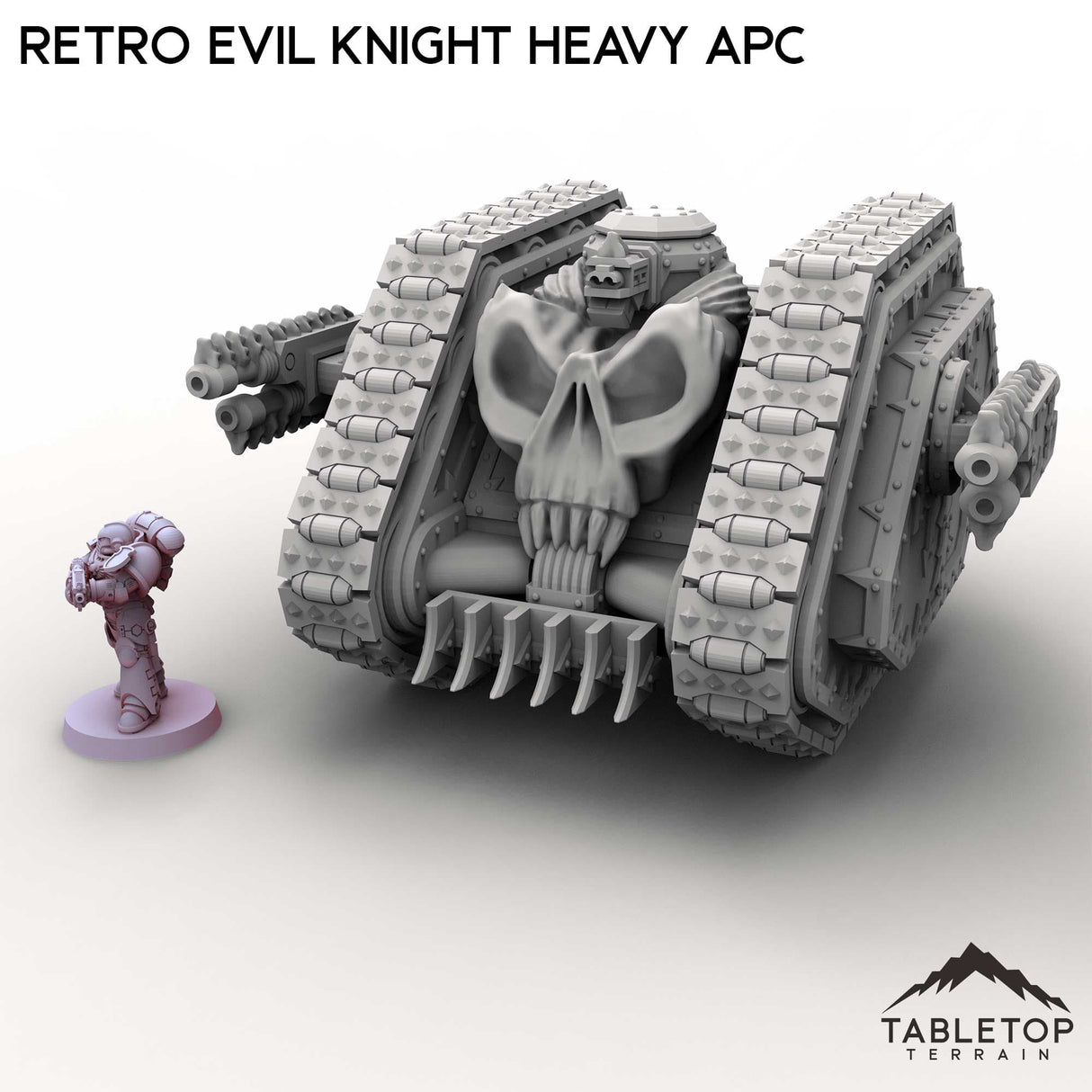 Tabletop Terrain Vehicle Retro Evil Knight Heavy APC