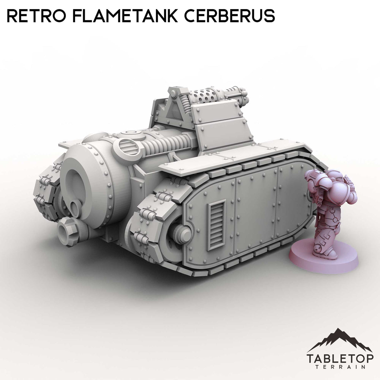 Tabletop Terrain Vehicle Retro Flametank Cerberus