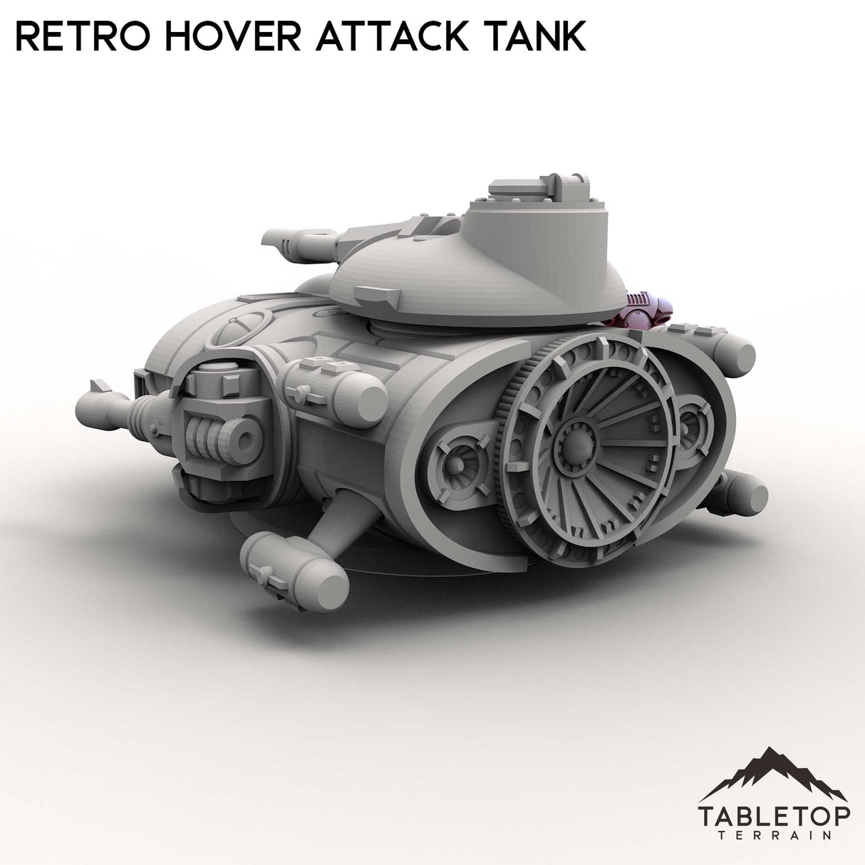 Tabletop Terrain Vehicle Retro Hover Attack Tank
