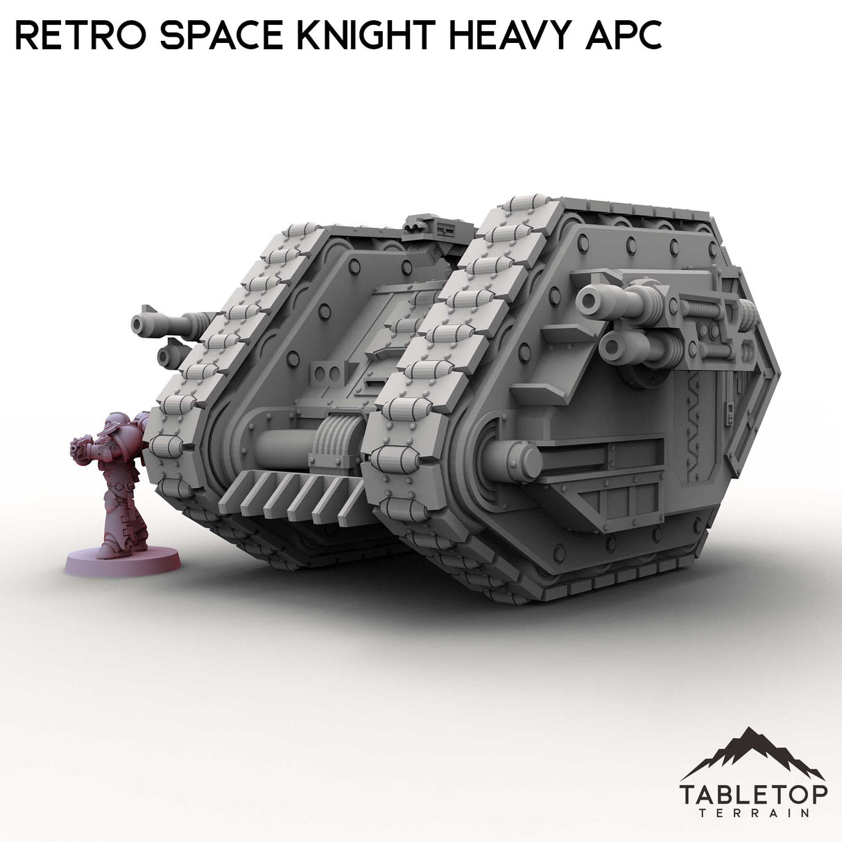 Tabletop Terrain Vehicle Retro Space Knight Heavy APC