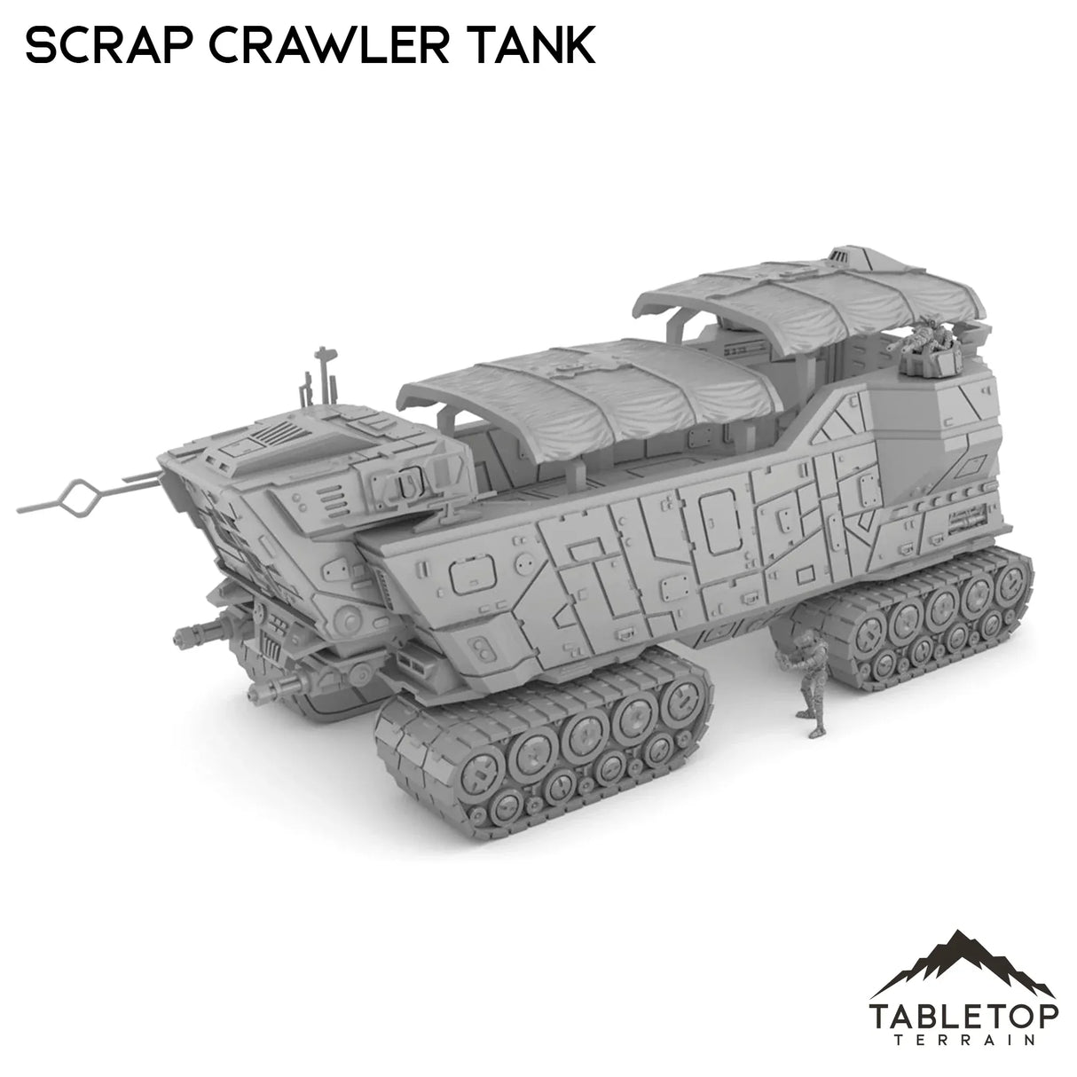 Tabletop Terrain Vehicle Scrap Crawler Tank