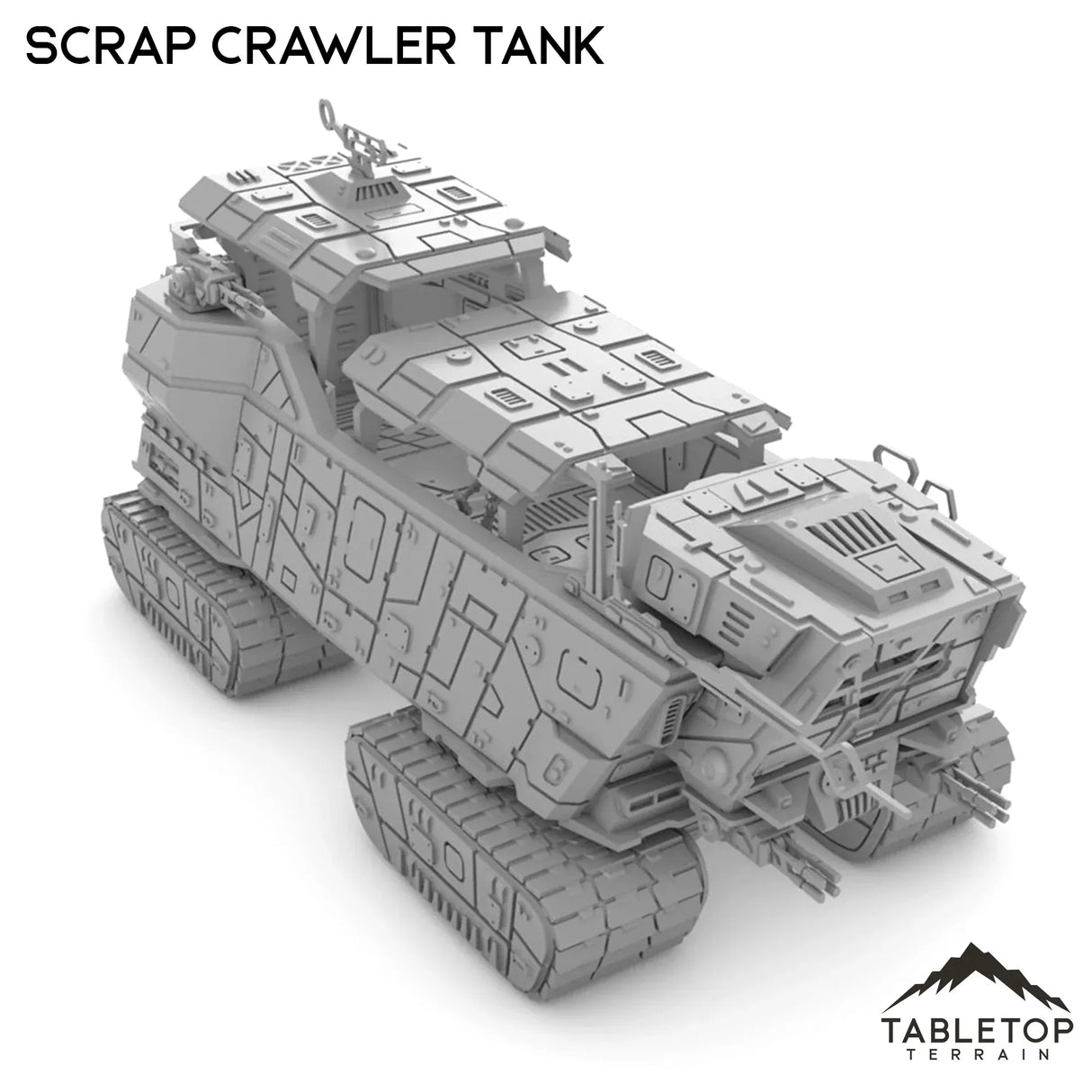 Tabletop Terrain Vehicle Scrap Crawler Tank