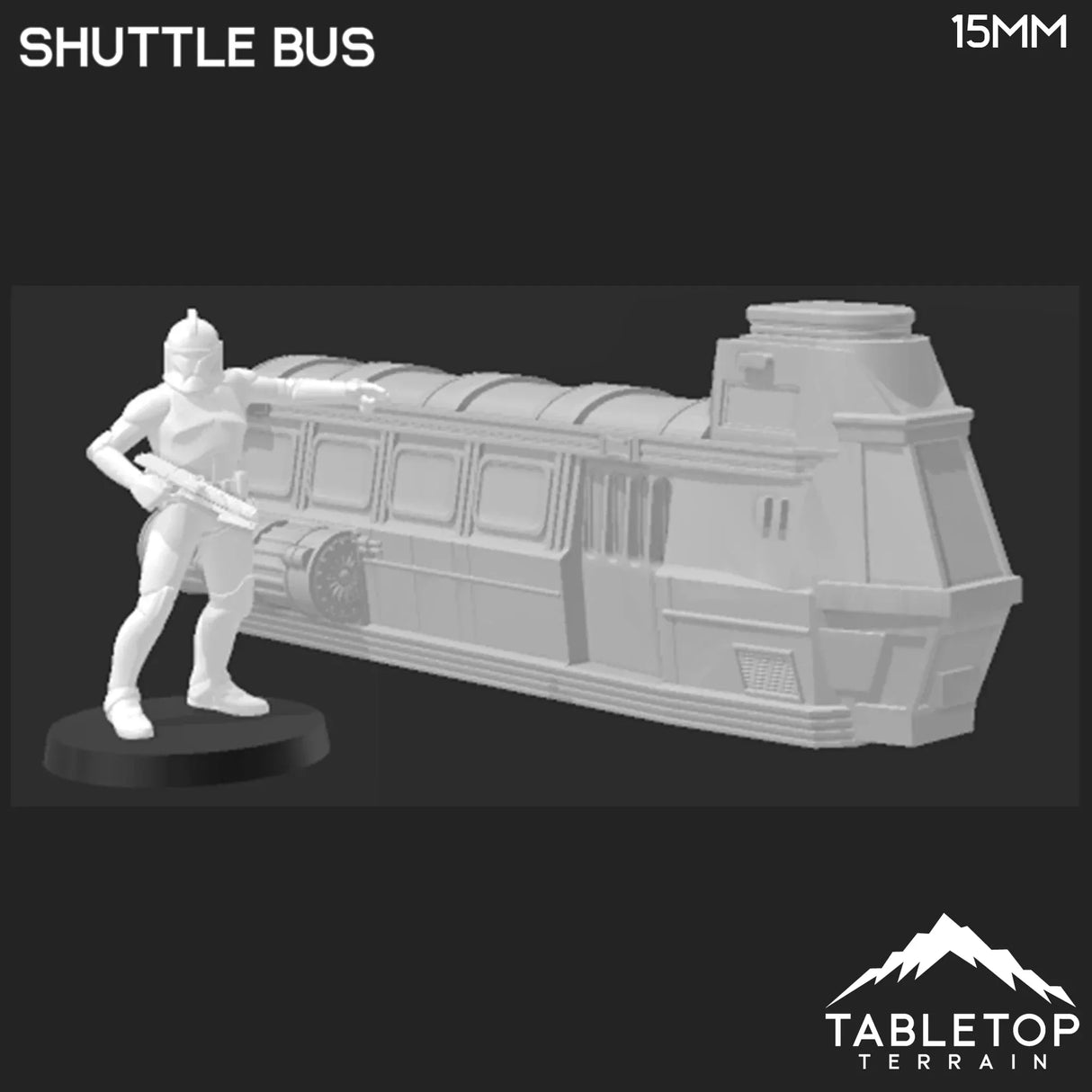 Tabletop Terrain Vehicle Shuttle Bus - Ord Ferrum