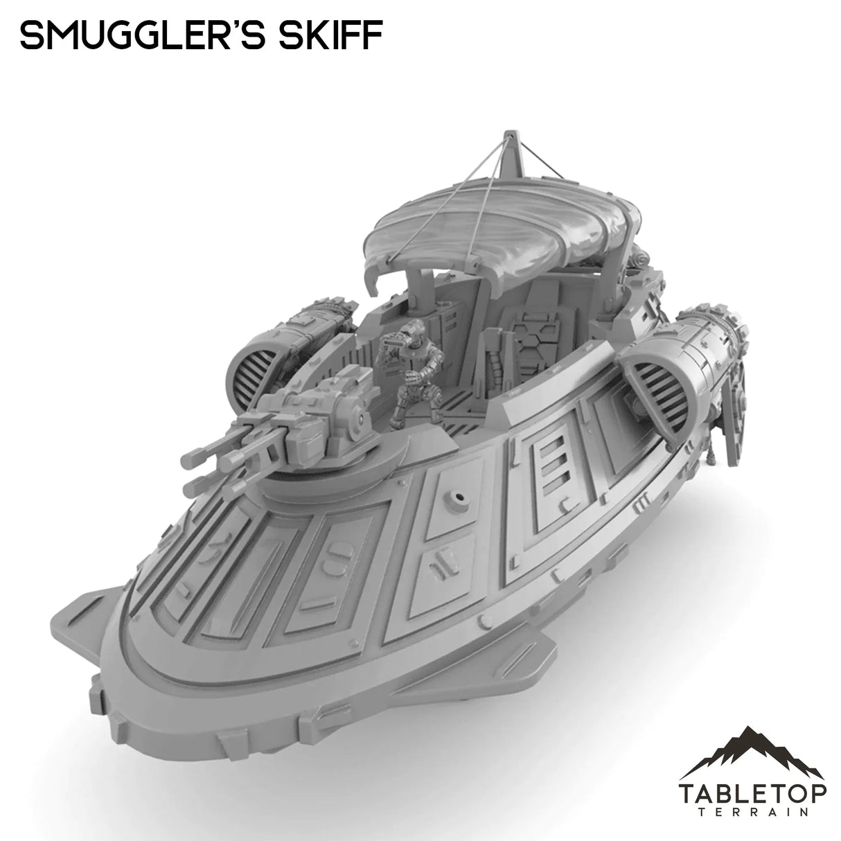 Tabletop Terrain Vehicle Smuggler's Skiff
