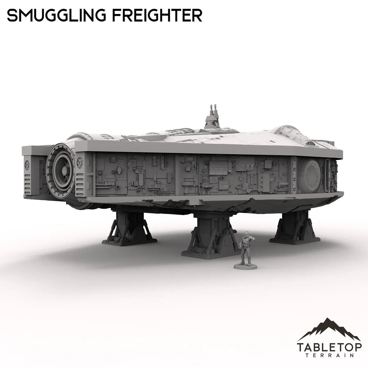 Tabletop Terrain Vehicle Smuggling Freighter