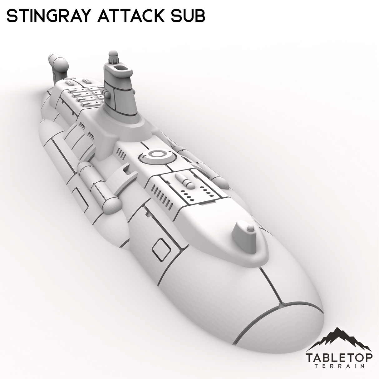 Tabletop Terrain Vehicle Stingray Attack Sub
