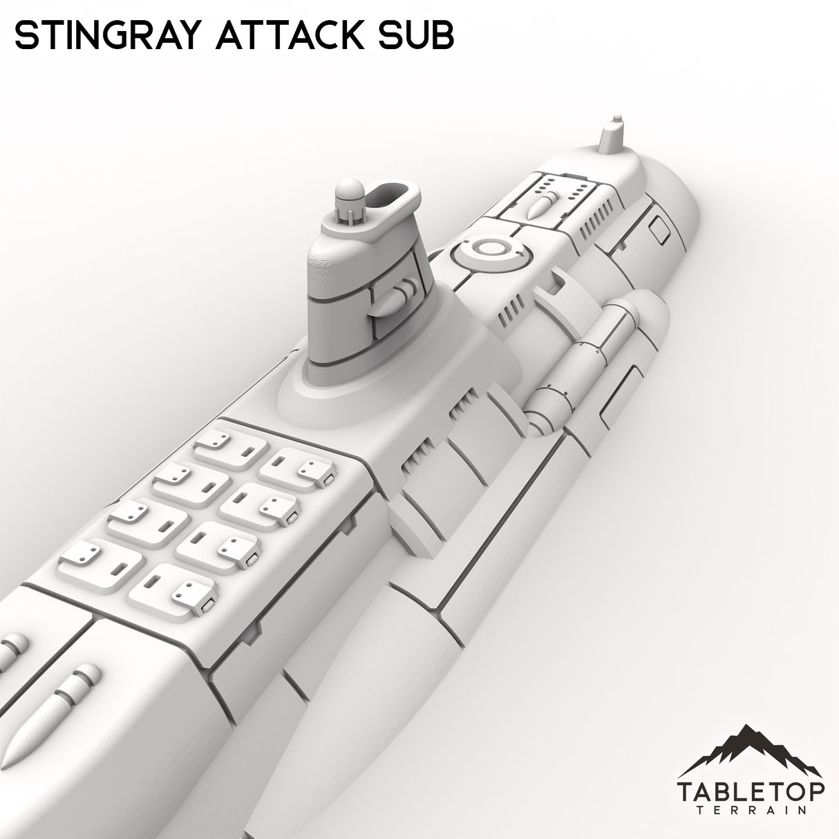 Tabletop Terrain Vehicle Stingray Attack Sub