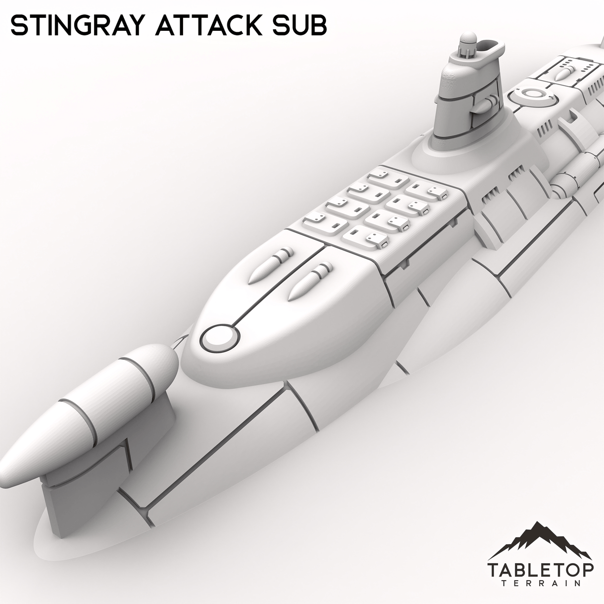 Tabletop Terrain Vehicle Stingray Attack Sub