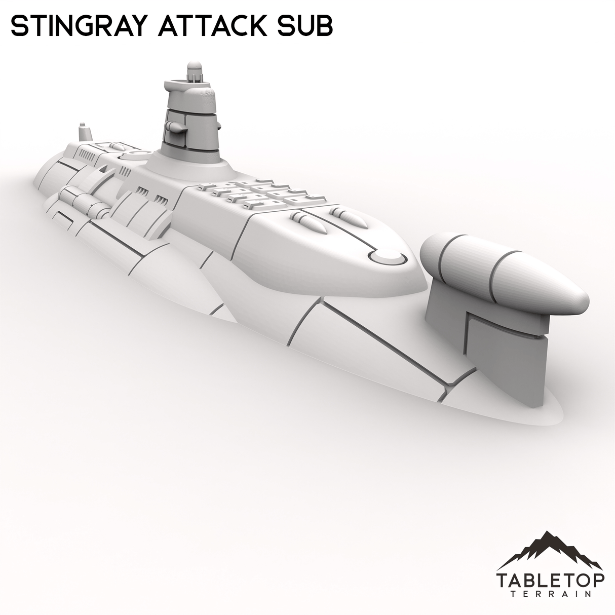 Tabletop Terrain Vehicle Stingray Attack Sub