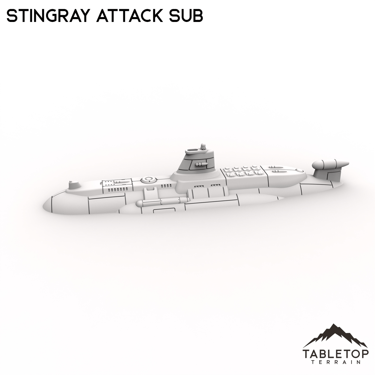 Tabletop Terrain Vehicle Stingray Attack Sub
