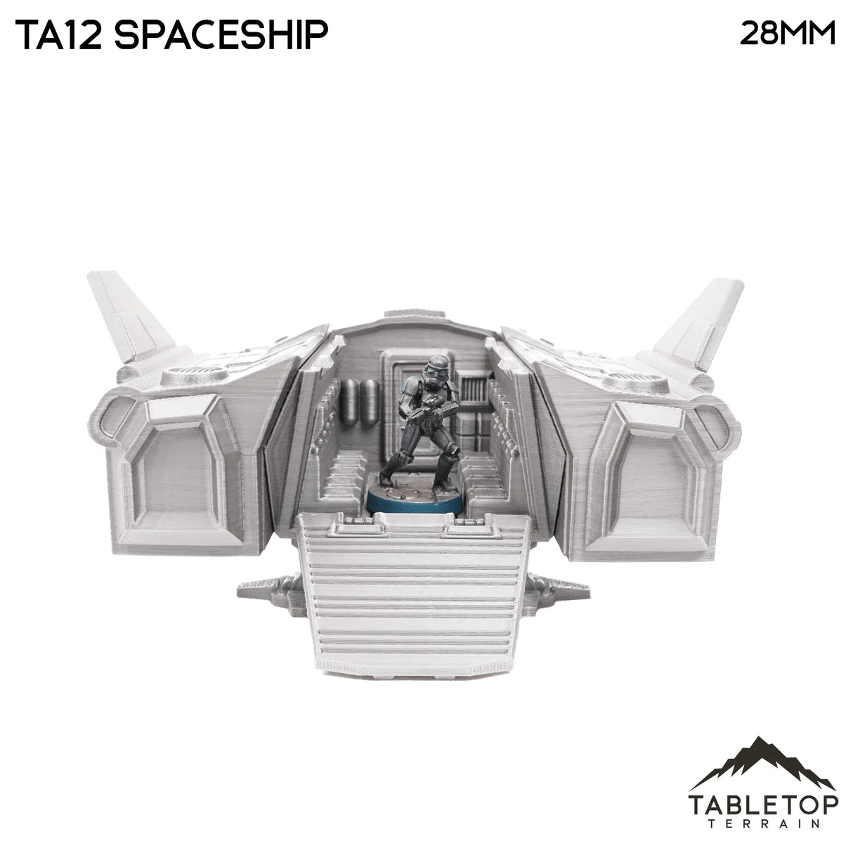 Tabletop Terrain Vehicle TA12 Spaceship - Star Wars Legion Terrain