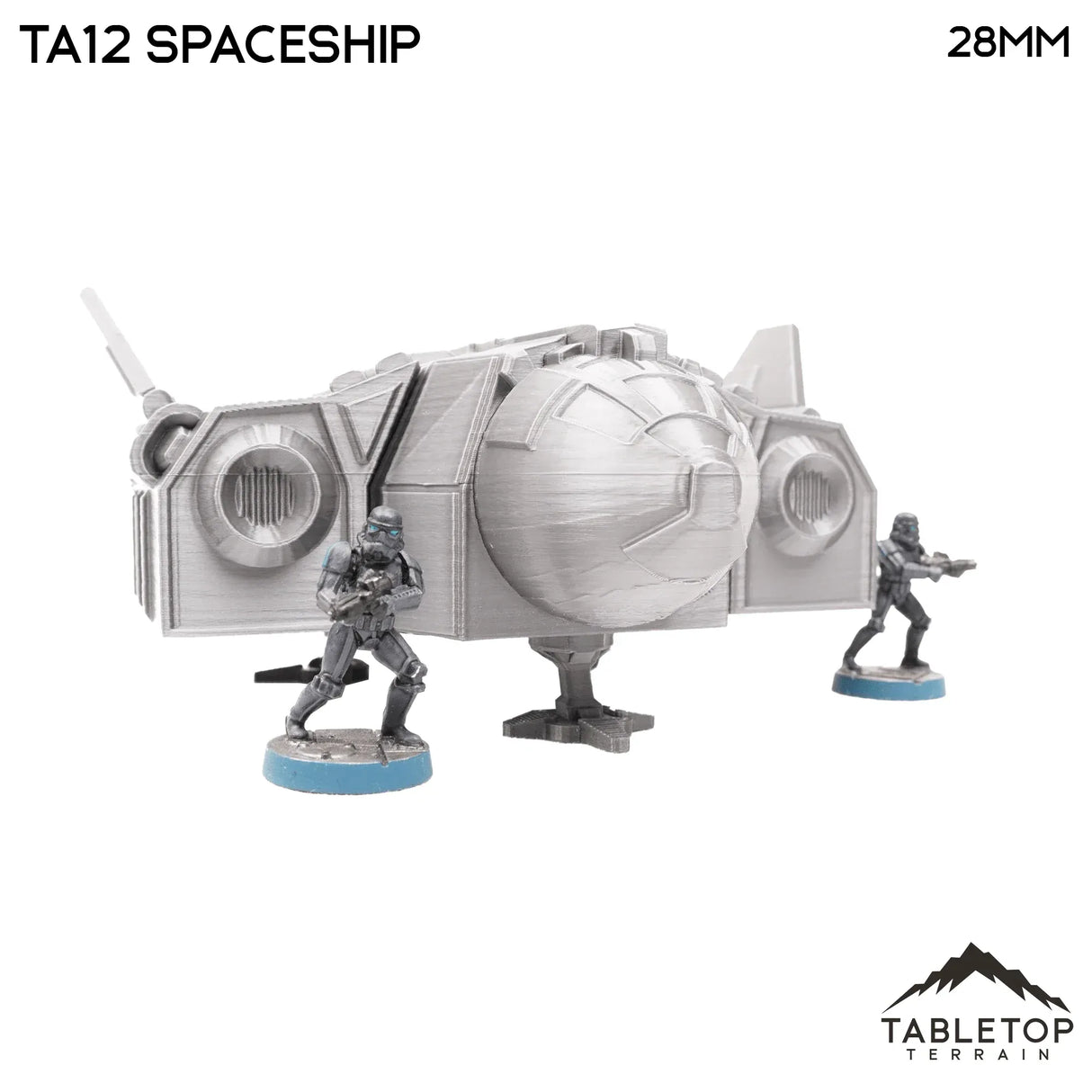 Tabletop Terrain Vehicle TA12 Spaceship - Star Wars Legion Terrain