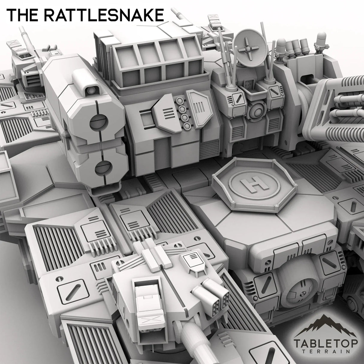 Tabletop Terrain Vehicle The Rattlesnake
