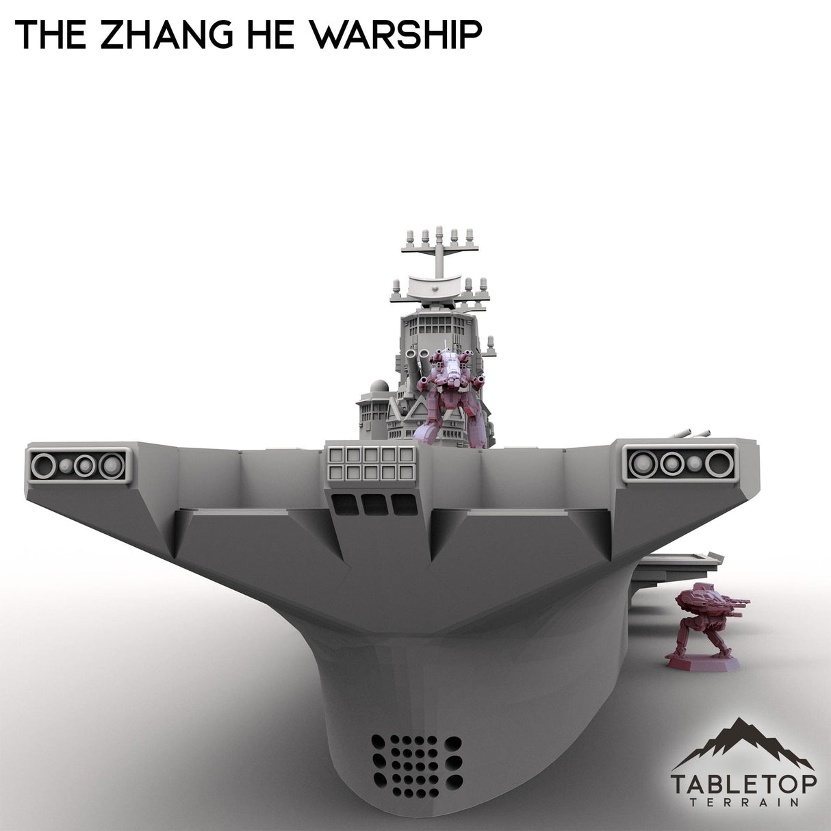 Tabletop Terrain Vehicle The Zhang He Warship