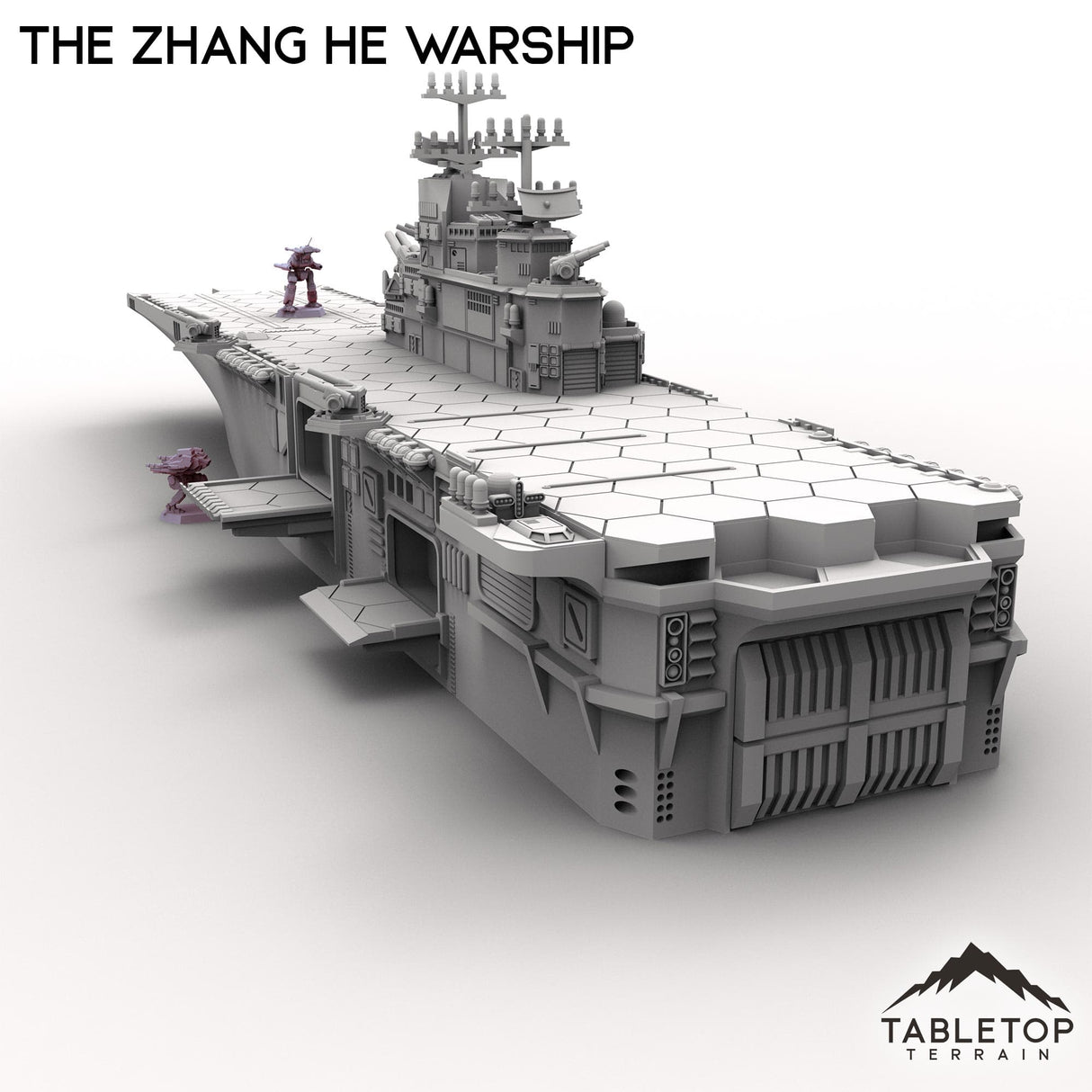 Tabletop Terrain Vehicle The Zhang He Warship